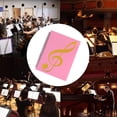 thumbnail image 5 of Desiderio 1 carpeta de música de 30 páginas (puede caber 60 hojas) Carpeta de música A4 Libro de partituras de piano, rosa claro, 5 of 5