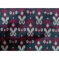 thumbnail image 4 of oneOone Tissu Popeline de Coton Imprimé Paisley Ikat Largeur 56 Pouces, 4 of 4