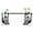 Black, variant on QRKD Double Bass Drum Pedals, Double Chain Drum Step on Hammer for Drum Set and Electronic Drums, Black