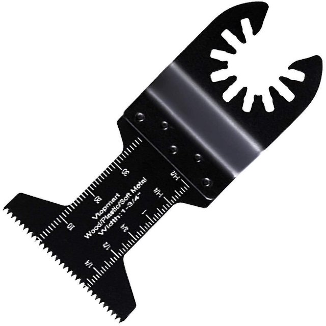 20 hojas de sierra de liberación rápida multiherramienta oscilante de madera de Metal para Fein Multimaster Porter Cable negro
