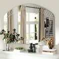 thumbnail image 3 of LUVODI Decorative Wall Mirror Frameless Beveled Glass Edge  Bathroom Mirror Arched 39x28in, 3 of 9