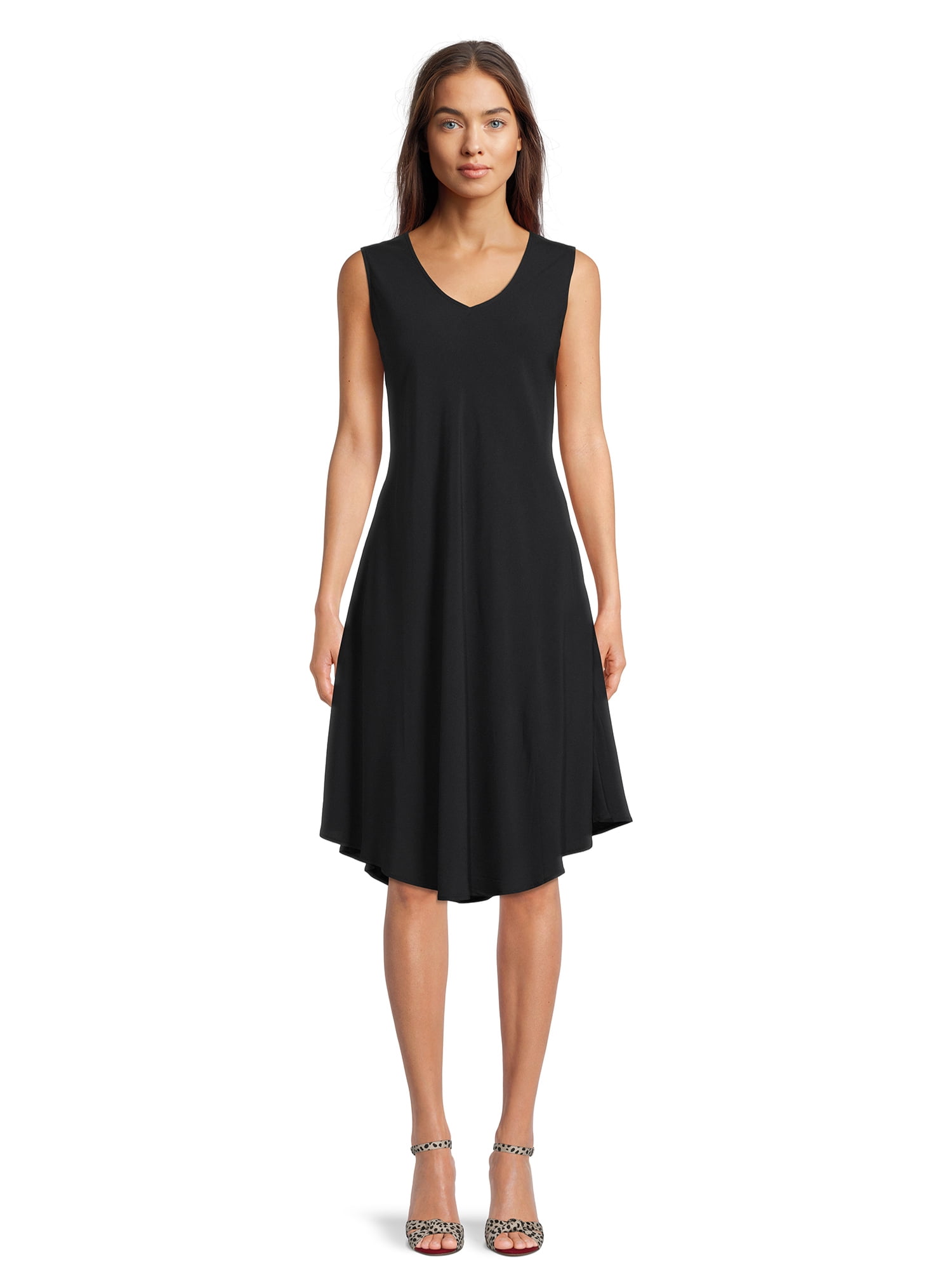 The Pioneer Woman VNeck Sleeveless Umbrella Dress, Women’s