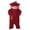 Red, variant on Funny Cartoon Big Mouth Adult Pajama Jumpsuit, Novelty Loungewear Sleepwear For Men And Women, Costume Party Outfit For Home, Sleepovers, Cosplay Events, Photo Sessions And Relaxed Gatherings