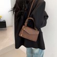 thumbnail image 2 of bestolf Women Crossbody Handbag Small Tote Shoulder Bag with Top Handle Detachable Strap Crossbody Purse for Dating Party (Black ), 2 of 8