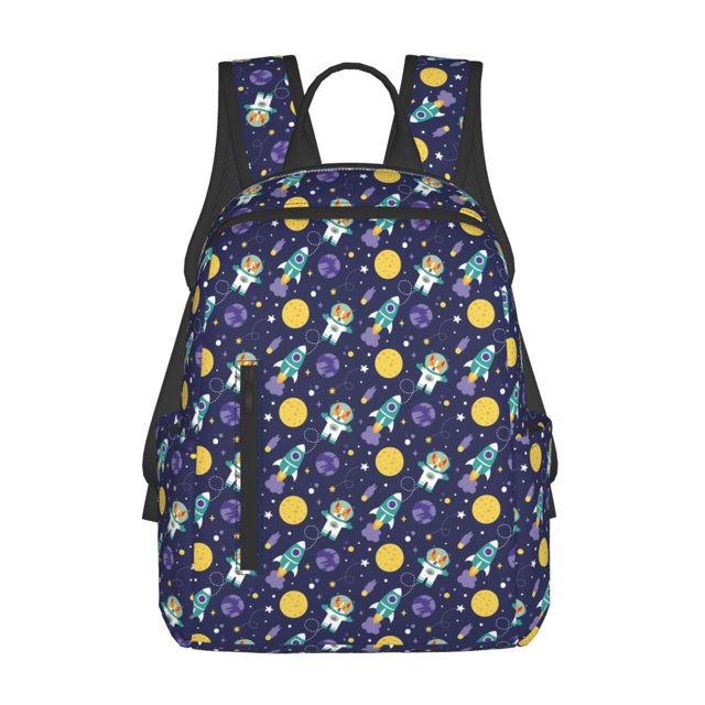 Disketp Astronaut Corgi Mochila Ligera e Impermeable, Mochila de Día Resistente para Viajes, Senderismo y Uso Diario para Hombre y Mujer