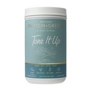 Tone It Up Plant Based Protein and Greens Powder, Vanilla, 28 servings