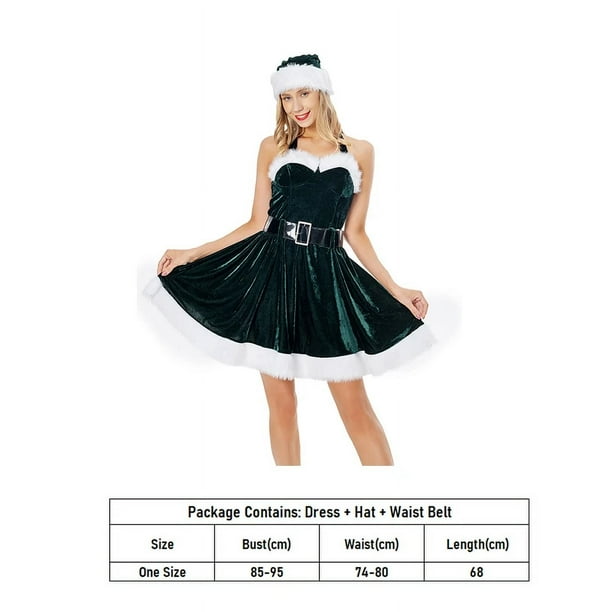 Papá Noel Trajes Navidad Mujer Vestido De Navidad De Lencería De