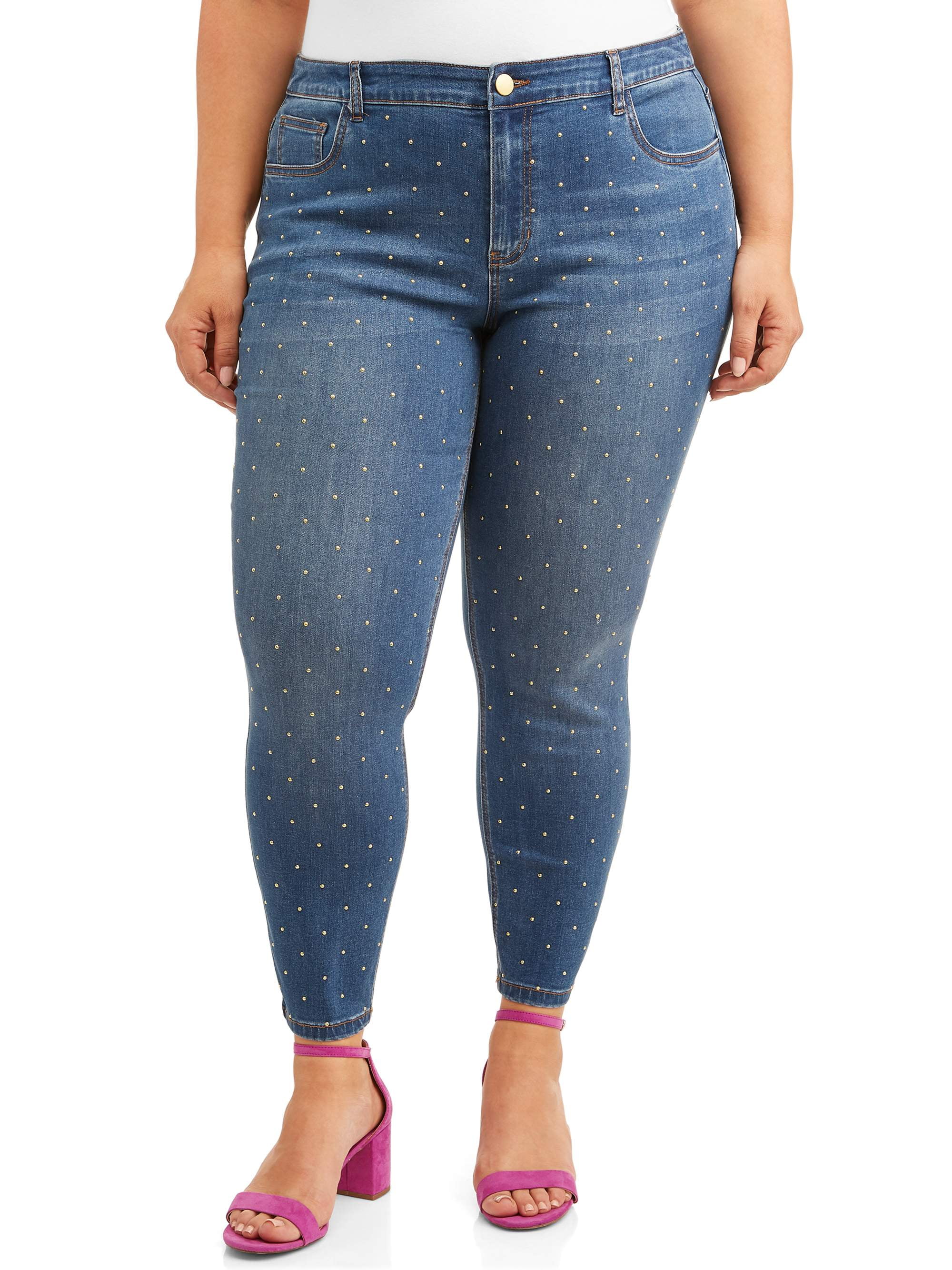 walmart womens plus jeans