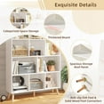 thumbnail image 3 of Sunmthink 8 Cube Storage Organizer, Open Bookcase Bookshelf, Wood Display Bookshelf, White, 3 of 7