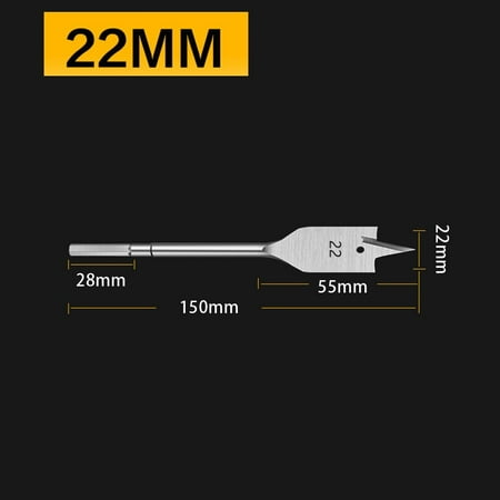 

GLFILL Flat Wood Drill Bit 20-38Mm Flat Drills Woodworking Drill Bits Hcs Wood Drilling