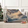 thumbnail image 7 of Yayeee Throw Blanket for Couch Soft Warm 50" x 60" Sofa Chair Bed Decoration, Floating Whale, 7 of 7