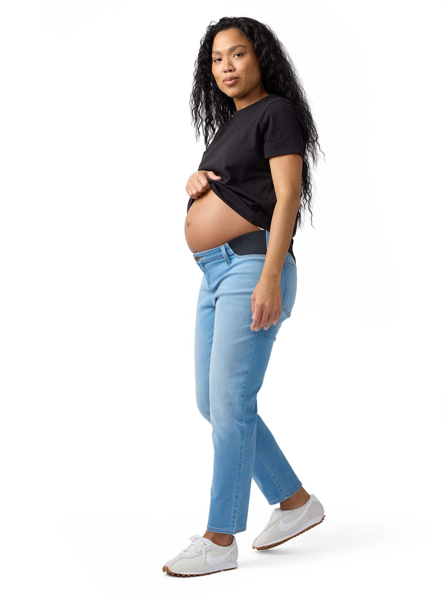 Ingrid & Isabel For Every Belly Women's Maternity Straight Jeans, Sizes XS-XXL