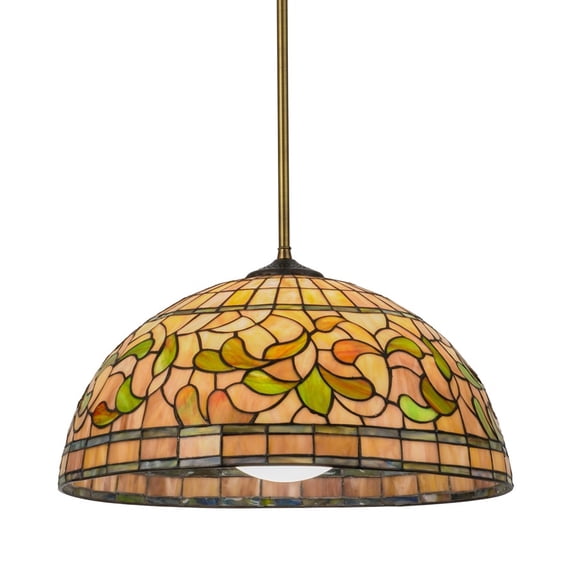 Meyda Lighting 20'W Turning Leaf Pendant - 149378
