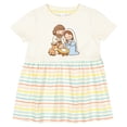 thumbnail image 3 of Inktastic Nativity Scene Christmas Manger Girls Baby Dress, 3 of 5