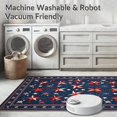 thumbnail image 5 of ODIKA 8'x10' Machine Washable Non-Slip Area Rug, Lively Theme High Traffic Rug, Blue, 34726, 5 of 7