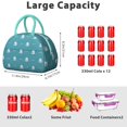 thumbnail image 5 of Insulated Lunch Bag Women, Reusable Nautical Boat Sailing Captain-01 Tote Lunch Box, Leakproof Cooler Lunch Bags for Work Office Travel Picnic, 5 of 6