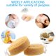 thumbnail image 4 of Esponja corporal de espuma de 6 piezas, esponja exfoliante suave para baño, esponja de ducha, esponja corporal compatible con suministros de limpieza corporal para adultos y niños, 5,5 pulgadas Afortunado Sencillez, 4 of 5