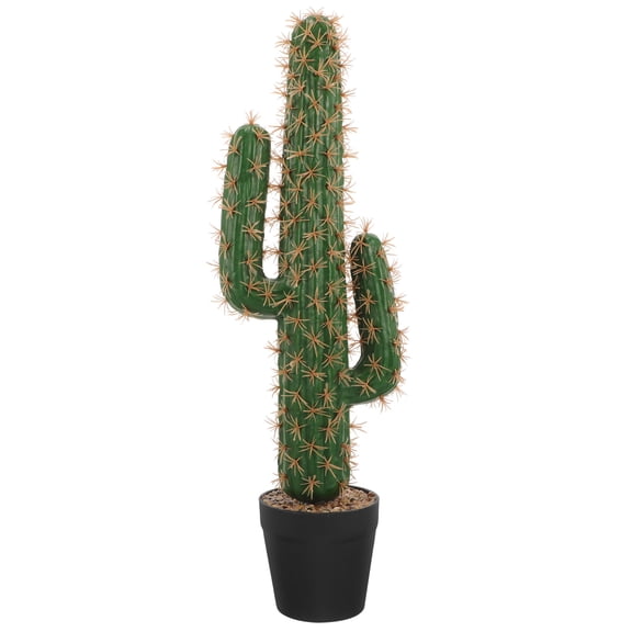 HOMEMAXS  Landscaping Decor Artificial Cactus Statue Fake Saguaro Plant Tall