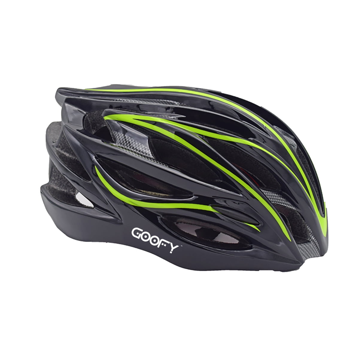 GOOFY Adult Racing Stripe Helmet Lightweight, Mountain Bike Helmets, Bicycle Helmets Adjustable Fit for Men Women