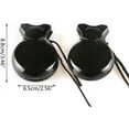 thumbnail image 5 of Wood Spanish Castanets with String 2pcs Traditional Flamenco Dance Hand Clapper Orff Music Instrument for Beginners, 5 of 5