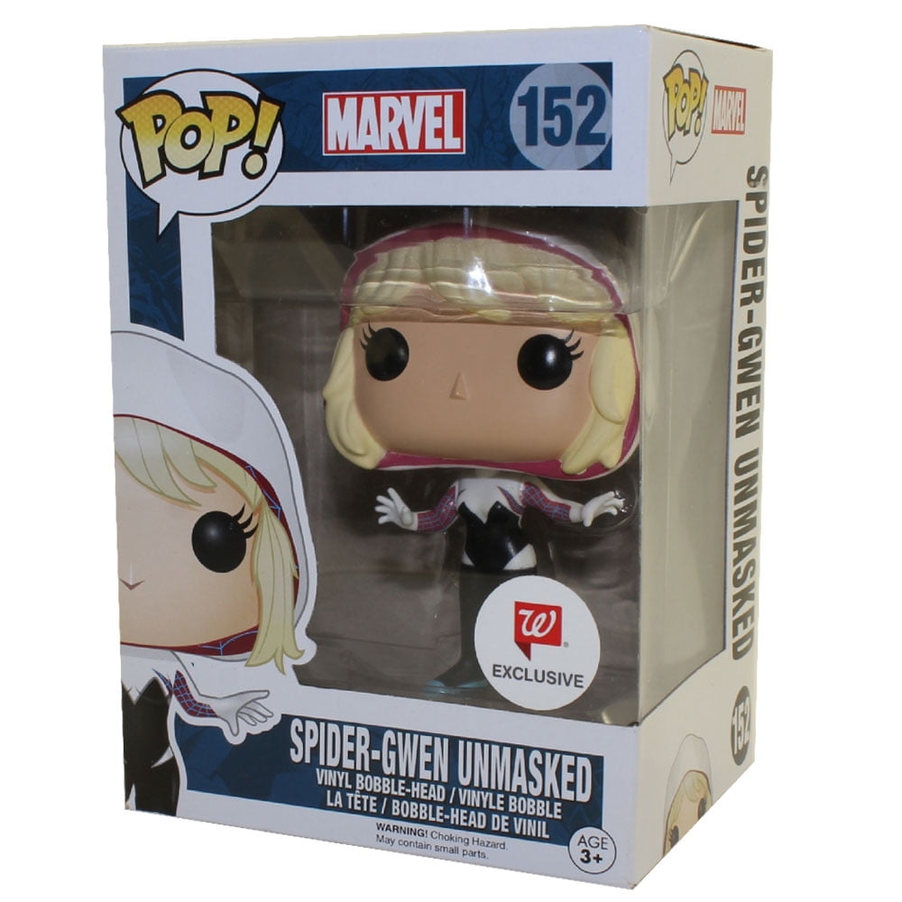 funko pop spider gwen unmasked