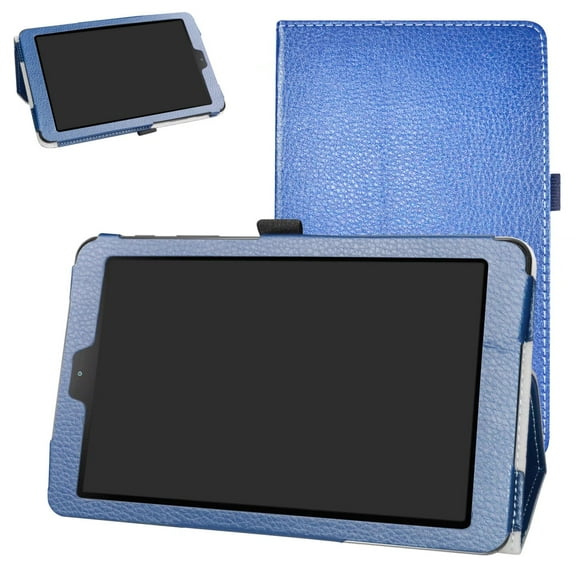 Labanema 8.0" Samsung Galaxy Tab A 8.0 2018 SM-T387 Case, PU Leather Folio Stand Protective Case, Cover for 8.0" Samsung Galaxy Tab A 8.0 2018 SM-T387 (Dark Blue)
