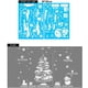 thumbnail image 1 of Pegatinas de Feliz Navidad para el hogar, decoración de ventana, copo de nieve, Papá Noel, alce, muñeco de nieve, pegatina de pared, decoración de escaparate, 2024, 1 of 4