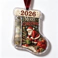 thumbnail image 3 of Clearance! Christmas Bell Cash Gift Holder Ornament, 2026 Acrylic Stocking Money Holder, Indoor Outdoor Home Decor, Christmas Decorations for Xmas Tree Holiday Gifting, 3 of 7