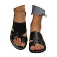 thumbnail image 2 of Bibifish Womens Slide Sandals Thin Strap Low Heel Open Toe Sandals Elegant Casual Summer Shoes, 2 of 7