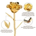 thumbnail image 2 of Rosa antónica bañada en oro, auténtica rosa dorada de 24 quilates con caja de regalo, 2 of 7