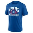 thumbnail image 2 of Men's Royal San Francisco 49ers Badge of Honor Tri-Blend T-Shirt, 2 of 3