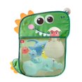 thumbnail image 2 of Bolsa de malla de cesta de succión con soporte para juguetes lavable para almacenamiento de juguetes (dinosau Green Sywqhk libre de BPA, 2 of 2
