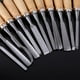 thumbnail image 2 of Juego de herramientas para tallar madera, 12 Uds., cinceles para trabajar la madera de tamaño completo, kits de gubias para cuchillos de madera, cinceles para esculpir de acero al carbono co, 2 of 4