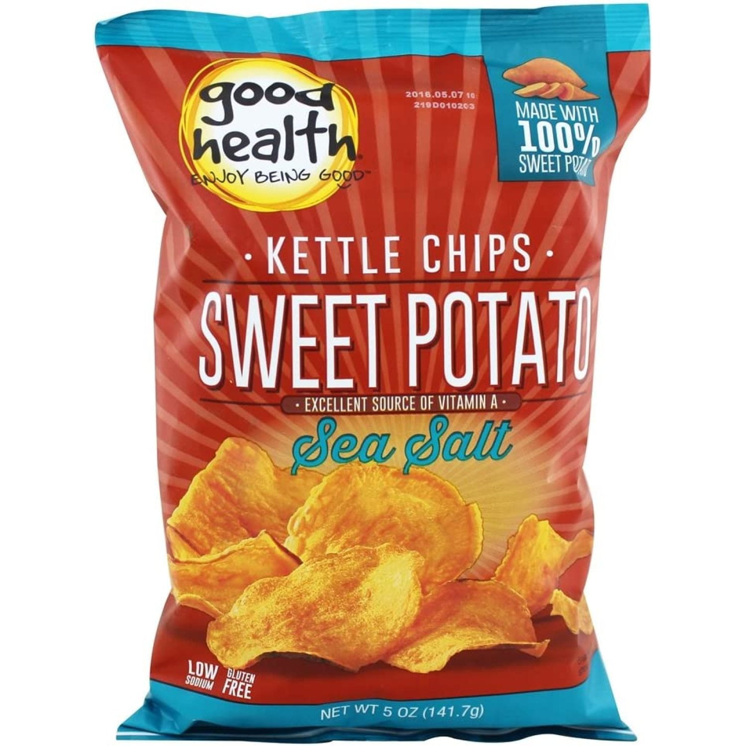 Sea Salt Sweet Potato Chips 5 Ounces (Case of 12)