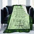 thumbnail image 2 of Irish Blessing Blanket St. Patrick''s Day Throw Blankets for Couch Sofa Positive Encourage Gift for Friends 50x60 Inches, 2 of 6
