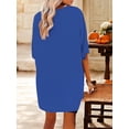 thumbnail image 2 of Women's Oversized T Shirts Tees Half Sleeve Crew Neck, 2 of 6