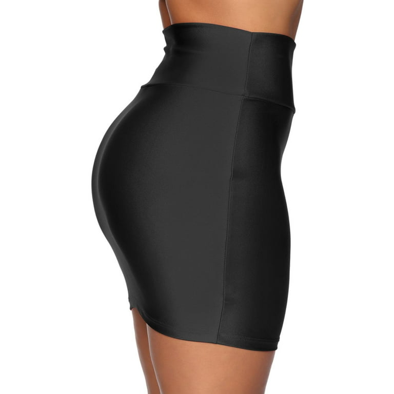 WTXUE Skirts for Women, Women Stretch Tight Skirt Solid High WTXUE Skirts for Women, Women Stretch Tight Skirt Solid High