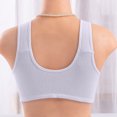 thumbnail image 6 of Zpanxa Bras for Women, Women's Front Closure Bra Plus Size Wireless Comfort Support Bra for Mature Women, 6 of 6