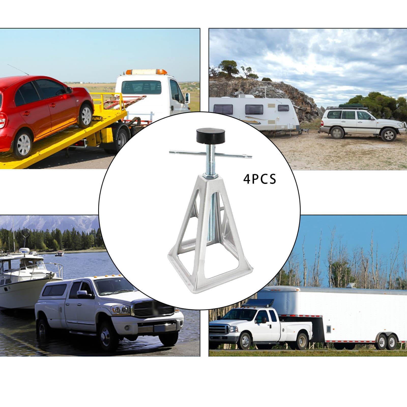 Nishiyuenyi Jack Stands Leveling Jacks Accessories Aluminum Alloy Adjustable Height Aluminum 4pcs
