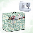 thumbnail image 3 of SEANATIVE Flower Daisy Sewing Machine Cover with Storage Pocket Stain Resistant for Most Standard Sewing Machines Sewing Accessories Organizer, Home Decor, 3 of 7