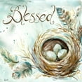 thumbnail image 2 of Tre Sorelle Studios 26x26 White Modern Wood Framed Museum Art Print Titled - Nest Blessed, 2 of 4