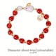 thumbnail image 2 of New Jade Rabbit Bracelet Female Niche Design Rabbit Jade Red Agate Elastic Rope Hand Beaded Girlfriend, Girlfriends, Mother Birthday Gift, 2 of 5