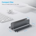 thumbnail image 3 of Soporte vertical para portátil OMOTON para MacBook, color gris, 3 of 8