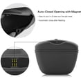 thumbnail image 3 of Bolsa de silicona de grado alimenticio sin BPA para premios de perros, ideal para entrenamiento, con cierre magnético, bolsa pequeña para premios con clip para la cintura y clicker para perros., 3 of 5