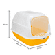 thumbnail image 5 of Arenero Cerrado Para Gato Con Pala Puerta Belug, Amarillo Blanco, 5 of 5
