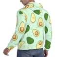 thumbnail image 6 of Cauagu Avocado for Men's Pullover Hooded Sweatshirt Athletic Casual Hoodie Aautumn Hoodie Sweatshirt for Men Pullover Casual Hooded Sweatshirt-Small, 6 of 7