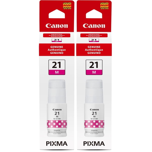 Botella de Tinta Canon GI-21 Magenta para Impresoras MegaTank