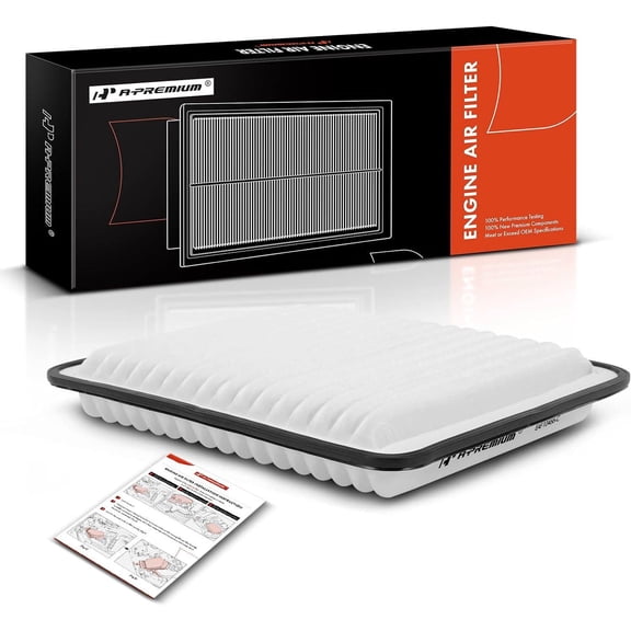 A-Premium Engine Air Filter Compatible with Chevrolet Colorado & GMC Canyon & Hummer H3, H3T & Isuzu i-290, i-370, 2008-2012, Rigid Panel, Replace# 15942429