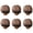 Walnut Wood-Square-40mm, variant on HDJNal 6PCS Mushroom Shape Natural Natural Beach Wood Cabinet Knob - Retro Style Cobblestone Kitchen Cabinets Furniture Dresser Wardrobe Cupboard Drawer Pulls Handles Hardware