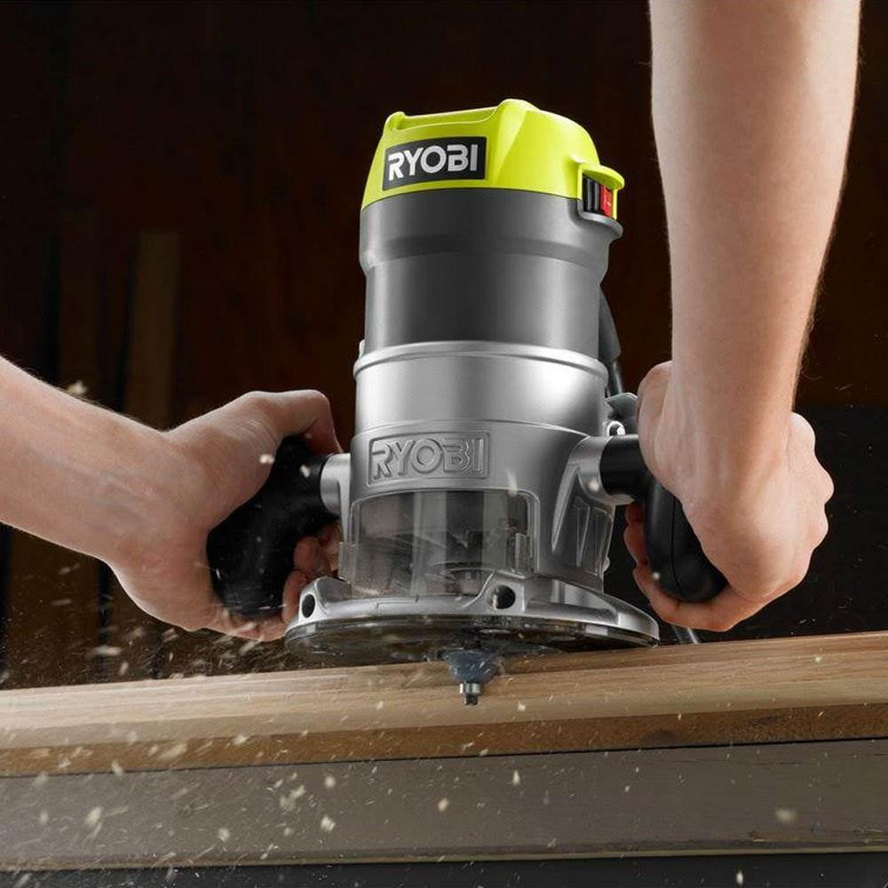 Ryobi 1.5 Peak HP 8.5 Amp Fixed Base Corded Router Tool (Certified